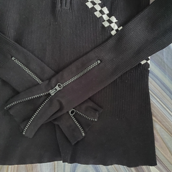 Zara Raceway Half Zip Sweater - Picture 4 of 5